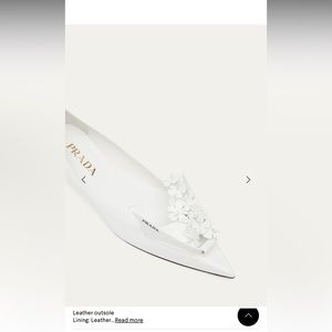 Prada flower shoes